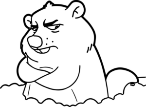 Disegno di castoro da stampare e colorare 7
