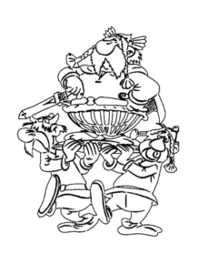 Disegno di Asterix da stampare e colorare 15