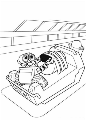 Disegno di Wall-E da stampare e colorare 26