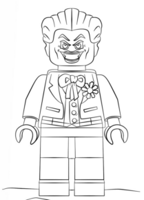 Disegno di LEGO Batman da stampare e colorare 3