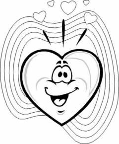 Disegno di San Valentino da stampare e colorare 11 Disegno di San Valentino da stampare e colorare 11