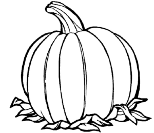 Disegno di zucca da stampare e colorare 8