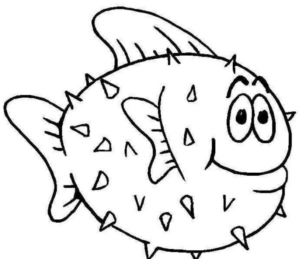 Disegno di pesce da stampare e colorare 121