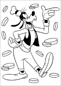 Disegno di Pippo da stampare e colorare 28