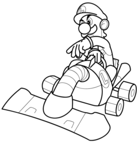 Disegno di Super Mario da stampare e colorare 62