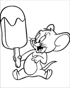 Disegno di Tom e Jerry da stampare e colorare 40