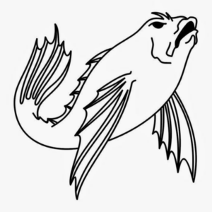 Disegno di pesce da stampare e colorare 300