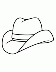 Disegno di cappello da stampare e colorare 23