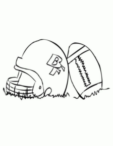 Disegno di football americano da stampare e colorare 64
