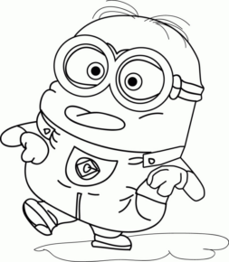Disegno di Cattivissimo me – Minions da stampare e colorare 10