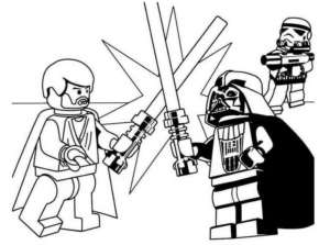 Disegno di LEGO Star Wars da stampare e colorare 4