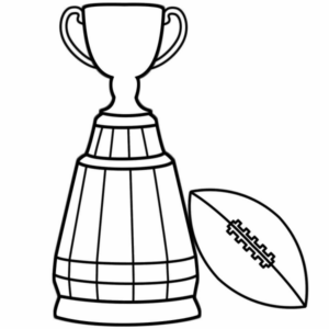 Disegno di football americano da stampare e colorare 35