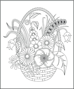 Disegno di mandala da stampare e colorare 1199