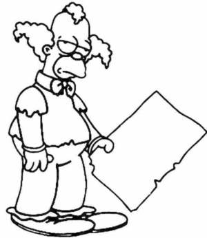 Disegno di I Simpson da stampare e colorare 67