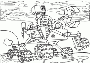 Disegno di Angry birds da stampare e colorare 42