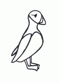 Disegno di passero da stampare e colorare 24