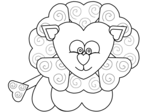 Disegno di leone da stampare e colorare 108