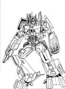 Disegno di Transformers da stampare e colorare 76