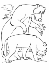 Disegno di Il libro della giungla da stampare e colorare 91 Disegno di Il libro della giungla da stampare e colorare 91