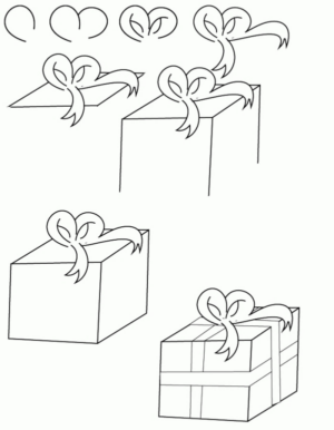 Disegno di regalo da stampare e colorare 25