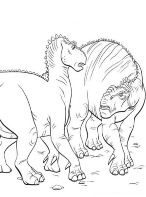 Disegno di Tirannosauro da stampare e colorare 11 Disegno di Tirannosauro da stampare e colorare 11