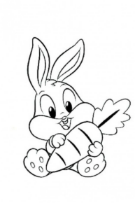 Disegno di Bugs Bunny da stampare e colorare 36