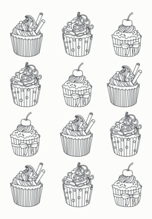 Disegno di gelato da stampare e colorare 34