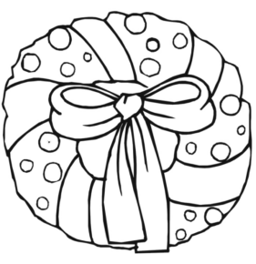 Disegno di palla di Natale da stampare e colorare 8