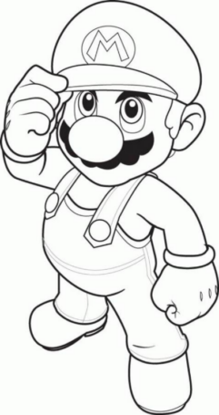 Disegno di Super Mario da stampare e colorare 88