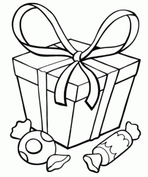 Disegno di regalo da stampare e colorare 20