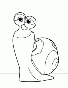 Disegno di lumaca da stampare e colorare 26