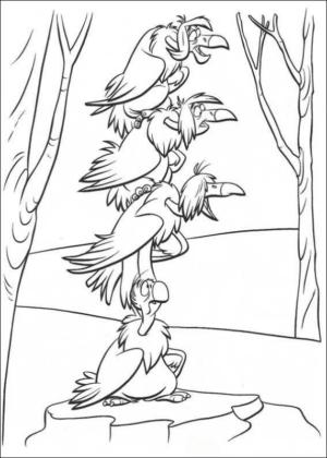 Disegno di Il libro della giungla da stampare e colorare 41