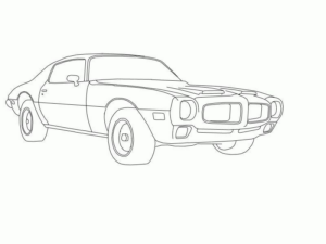 Disegno di automobile da stampare e colorare 41