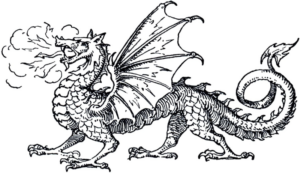 Disegno di dragone da stampare e colorare 196