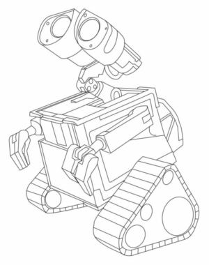 Disegno di Wall-E da stampare e colorare 68
