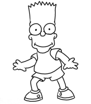 Disegno di I Simpson da stampare e colorare 46