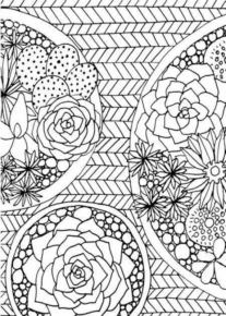 Disegno di mandala da stampare e colorare 1479
