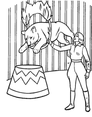 Disegno di circense da stampare e colorare 17