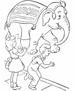 Disegno di circense da stampare e colorare 34