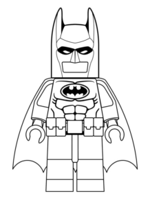 Disegno di LEGO Batman da stampare e colorare 2