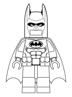 Disegno di LEGO Batman da stampare e colorare 2