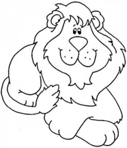 Disegno di leone da stampare e colorare 25