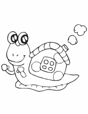 Disegno di lumaca da stampare e colorare 30