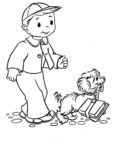 Disegno di bambino da stampare e colorare 55