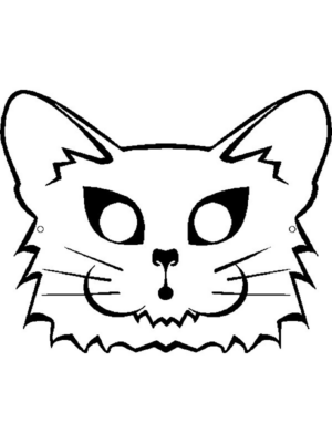 Disegno di maschera da stampare e colorare 33