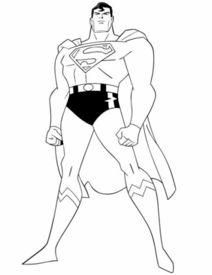 Disegno di Superman da stampare e colorare 53