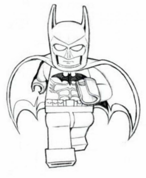 Disegno di Batman e Robin da stampare e colorare 111