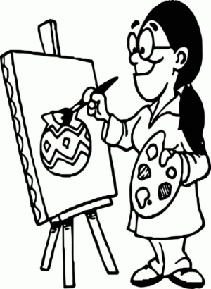 Disegno di artista da stampare e colorare 16