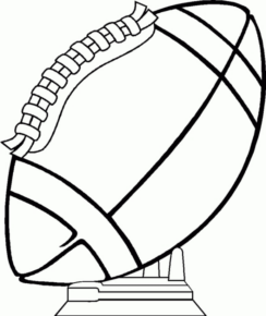 Disegno di football americano da stampare e colorare 98