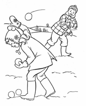 Disegno di bambino da stampare e colorare 179